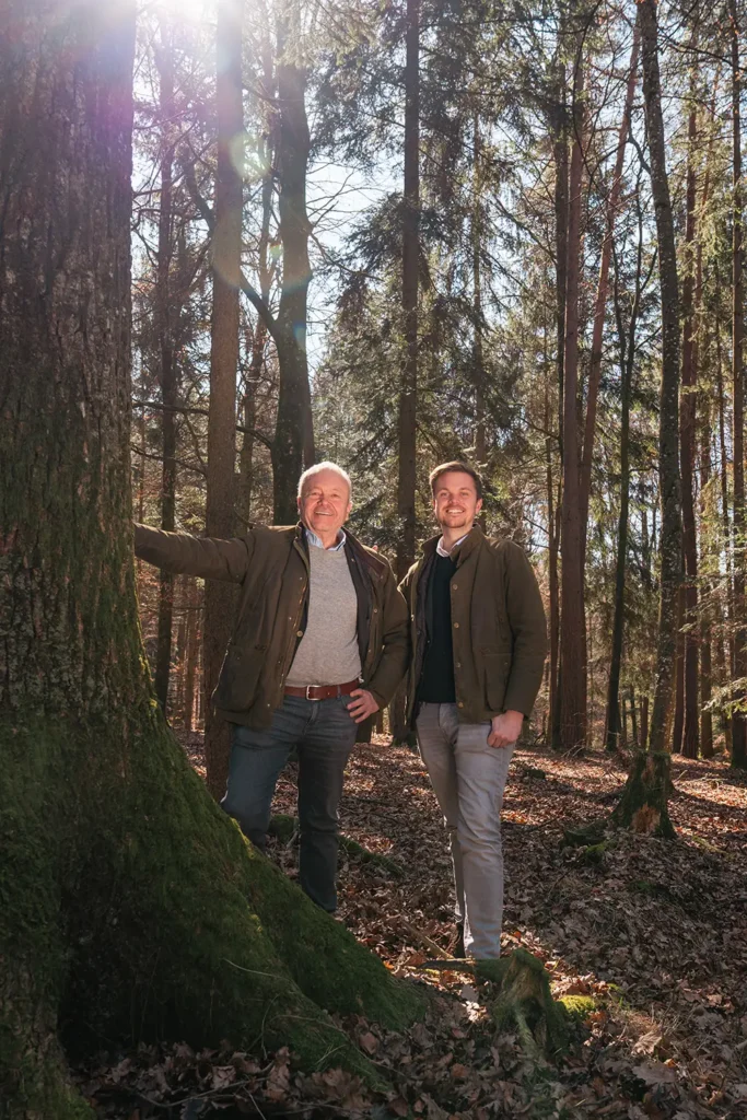 Franz & Arno Teuschler im Wald